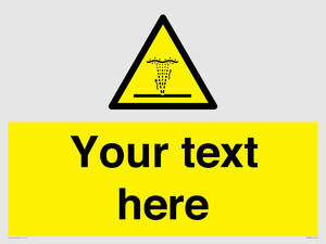 Custom warning geyser water jet